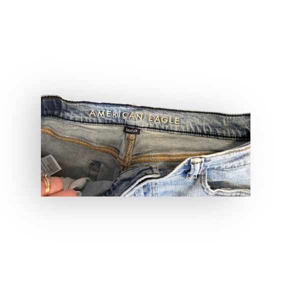 American Eagle Mens AirFlex Straight Slim Light Blue Denim Jeans Sz 32x34 - Picture 3 of 9